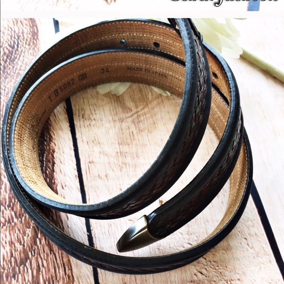 Leather belt - Picture 3 of 4